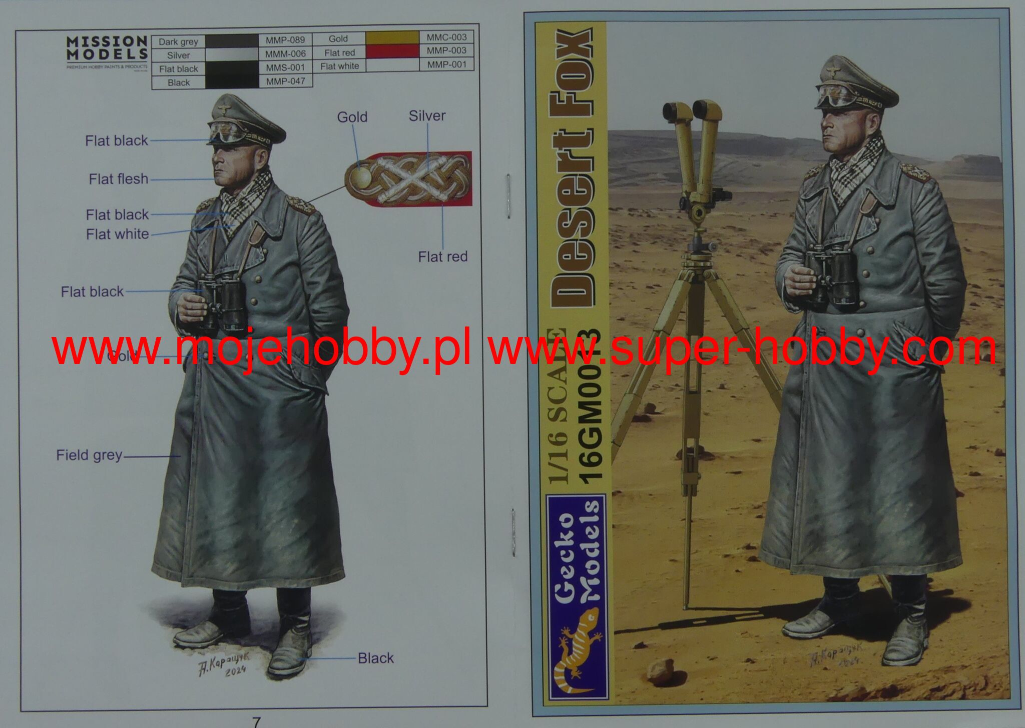 Erwin Rommel Desert Fox Gecko Models 16GM0013