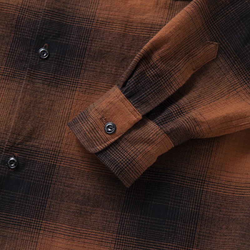 サブカルチャー COTTON CHECK SHIRT / BROWN 3 2026年最新】subculture