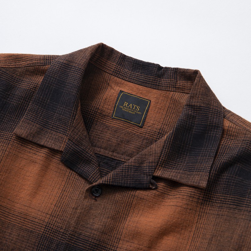 サブカルチャー COTTON CHECK SHIRT / BROWN 3 2026年最新】subculture
