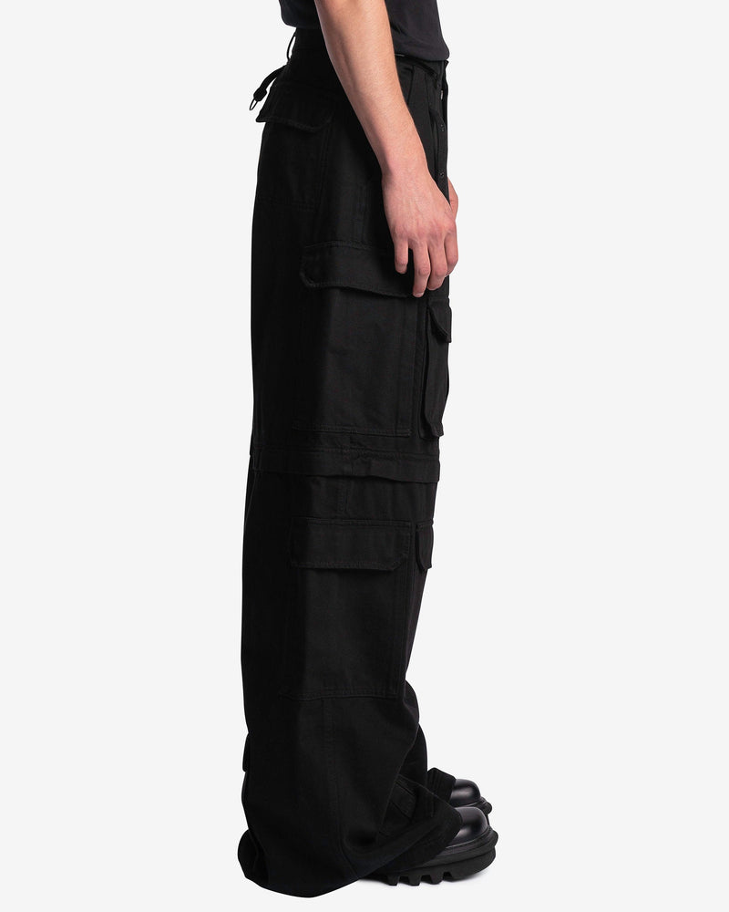 Multipocket Cargo Pants in Black – SVRN