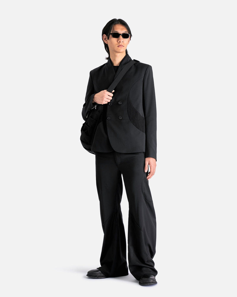 Tailored Shawl Collar Jacket in Black – SVRN