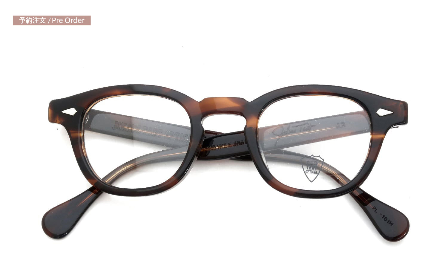 ご予約注文(2026年4月末以降入荷見込み)：JULIUS TART OPTICAL