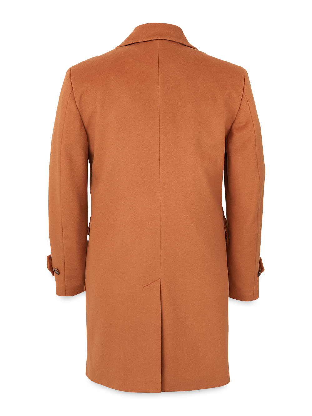 Wool Double Breasted Topcoat - Whiskey – Paul Fredrick
