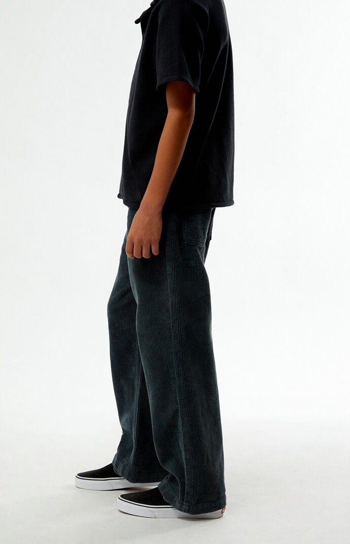 Pacsun Kids Corduroy Baggy Pants Black | Pacsun
