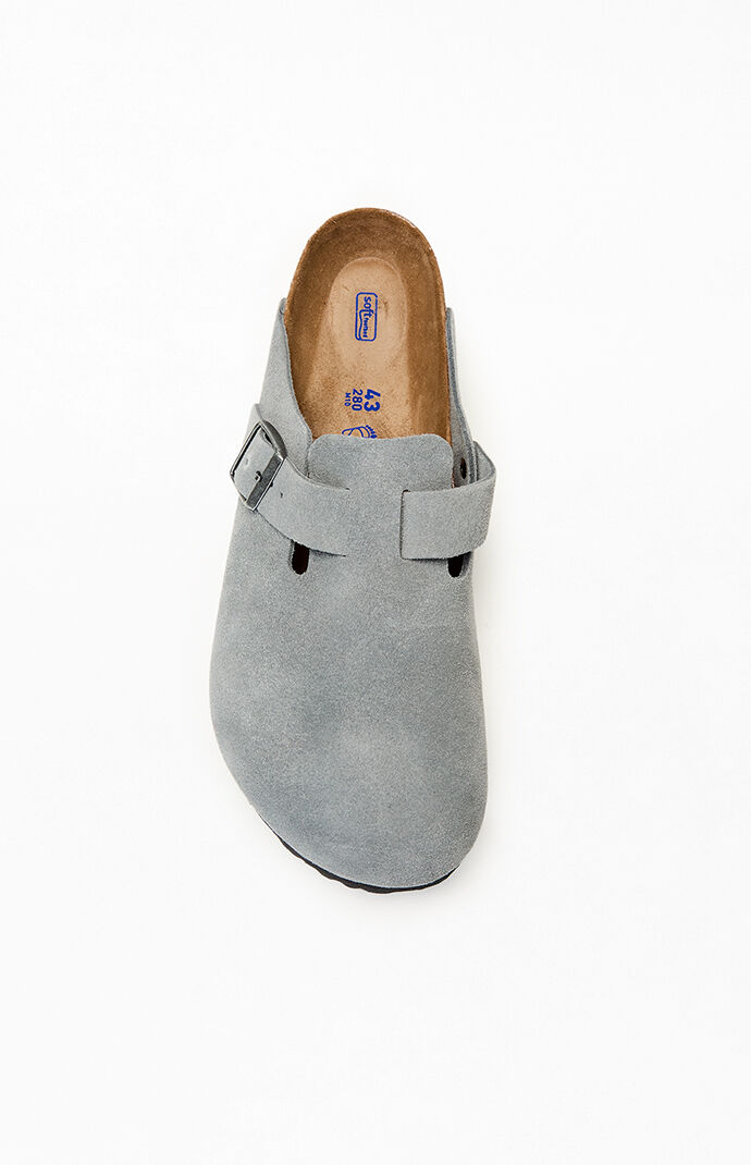 Birkenstock Boston Soft Footbed Clog Blue Grey | Pacsun