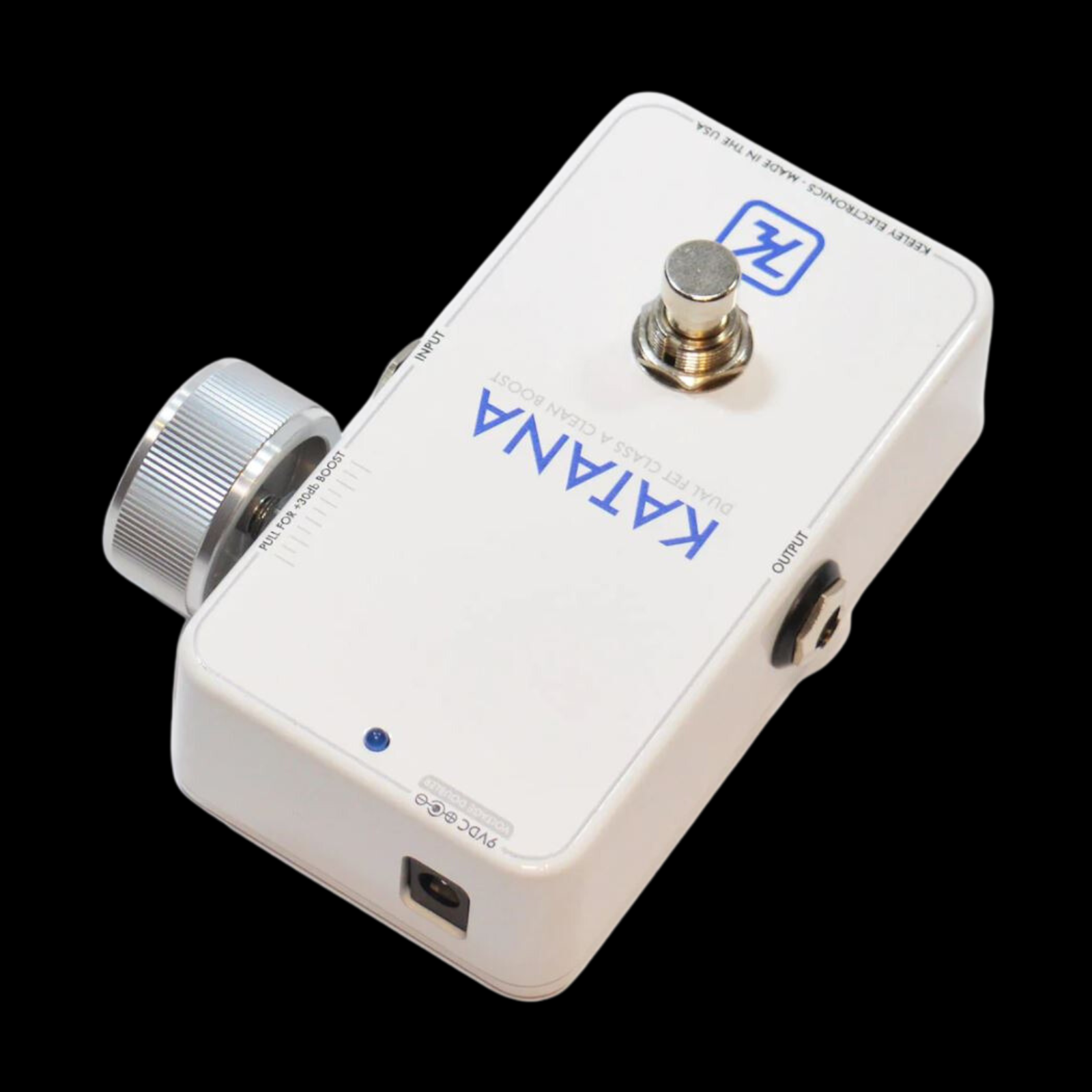 Keeley Katana Clean Boost Pedal - Throwback White