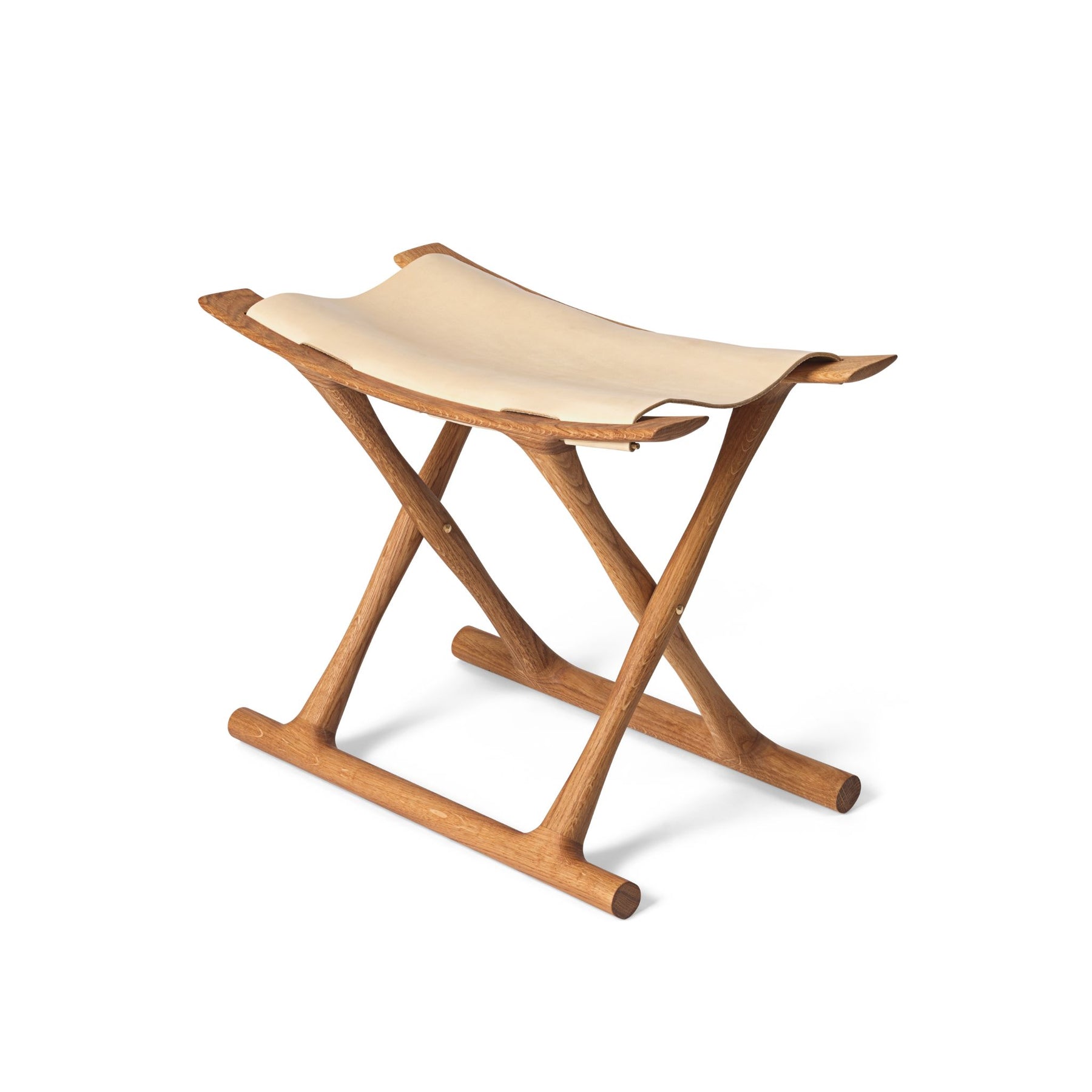 Carl Hansen OW2000 Egyptian Folding Stool by Ole Wanscher