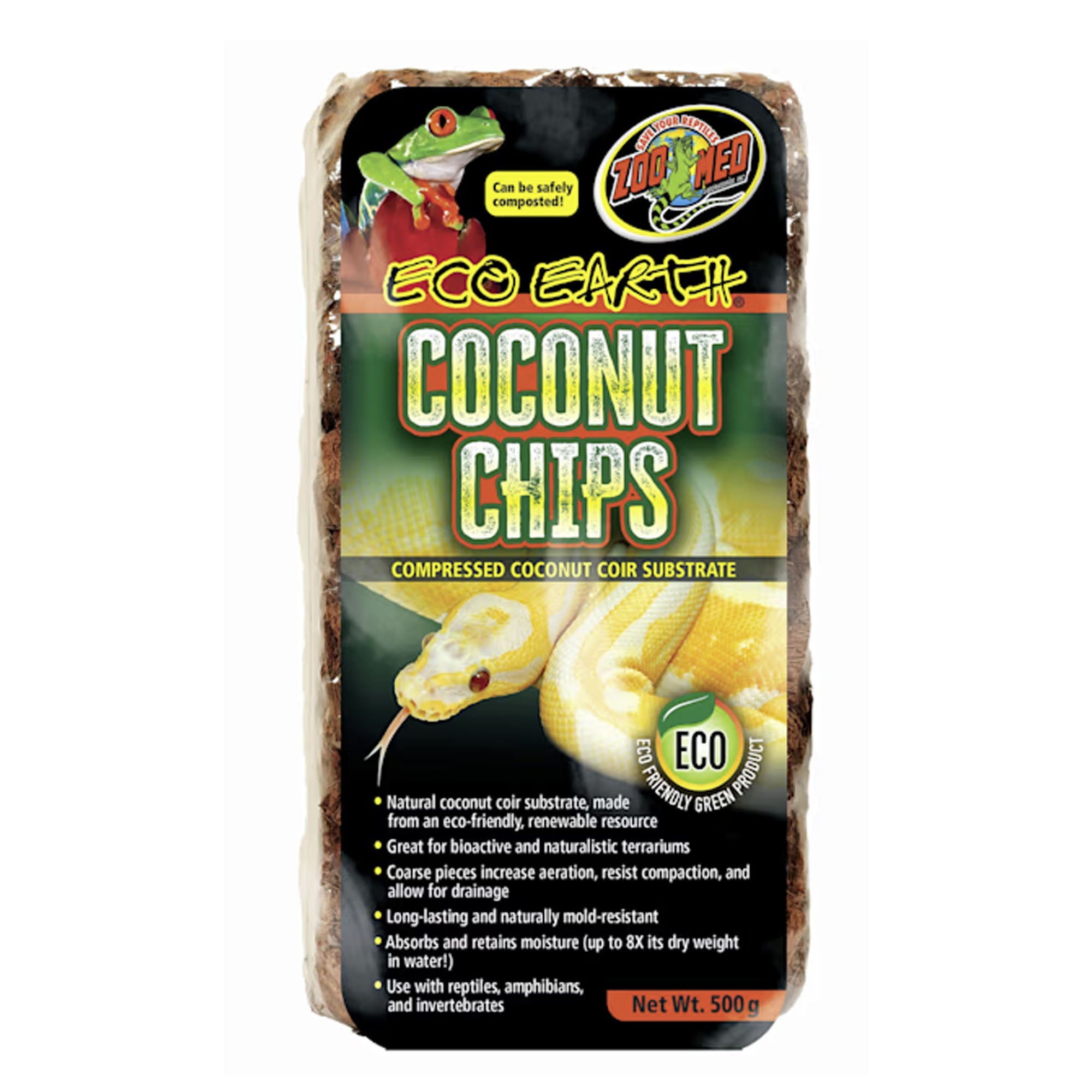 Zoo Med Eco Earth Coconut Chips - Pangea Reptile LLC