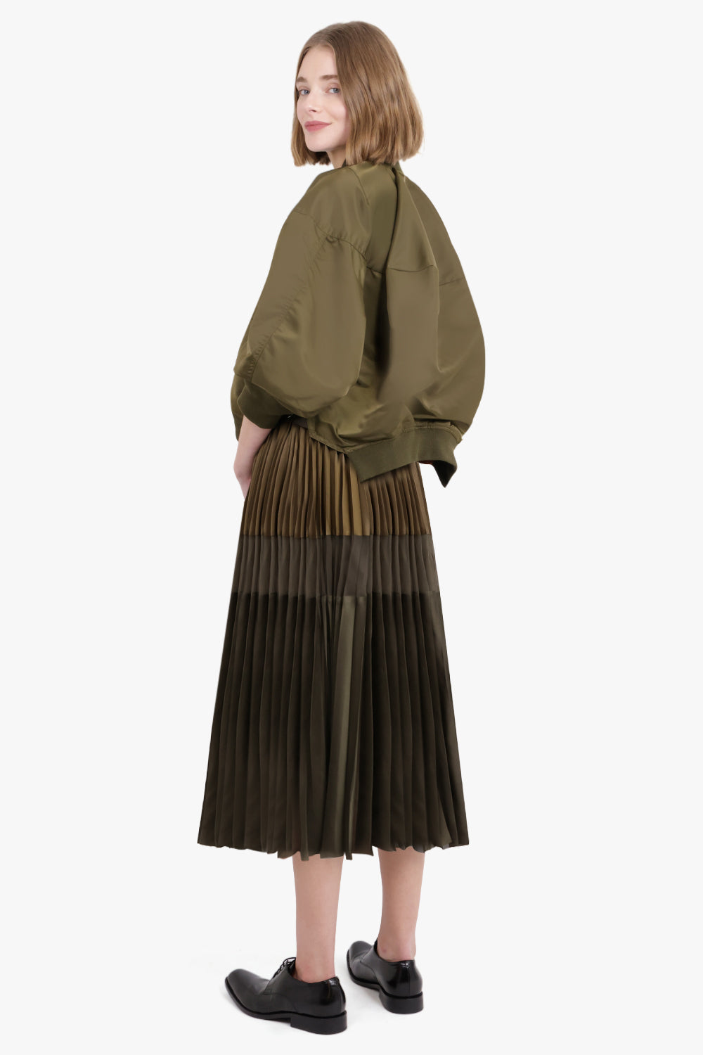 sacai MA-1 Nylon Twill skirt サイドジップスカート sacai MA-1 Nylon