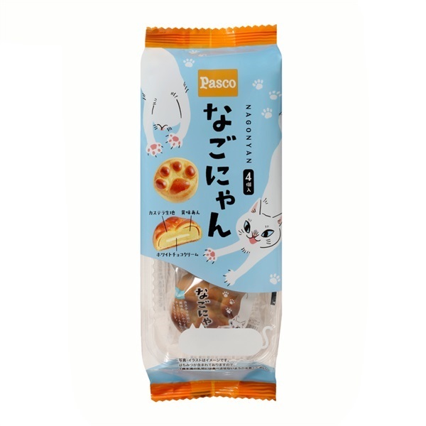 なごにゃん4個入(和菓子)／なごやん｜単品購入｜【公式】Pasco（パスコ