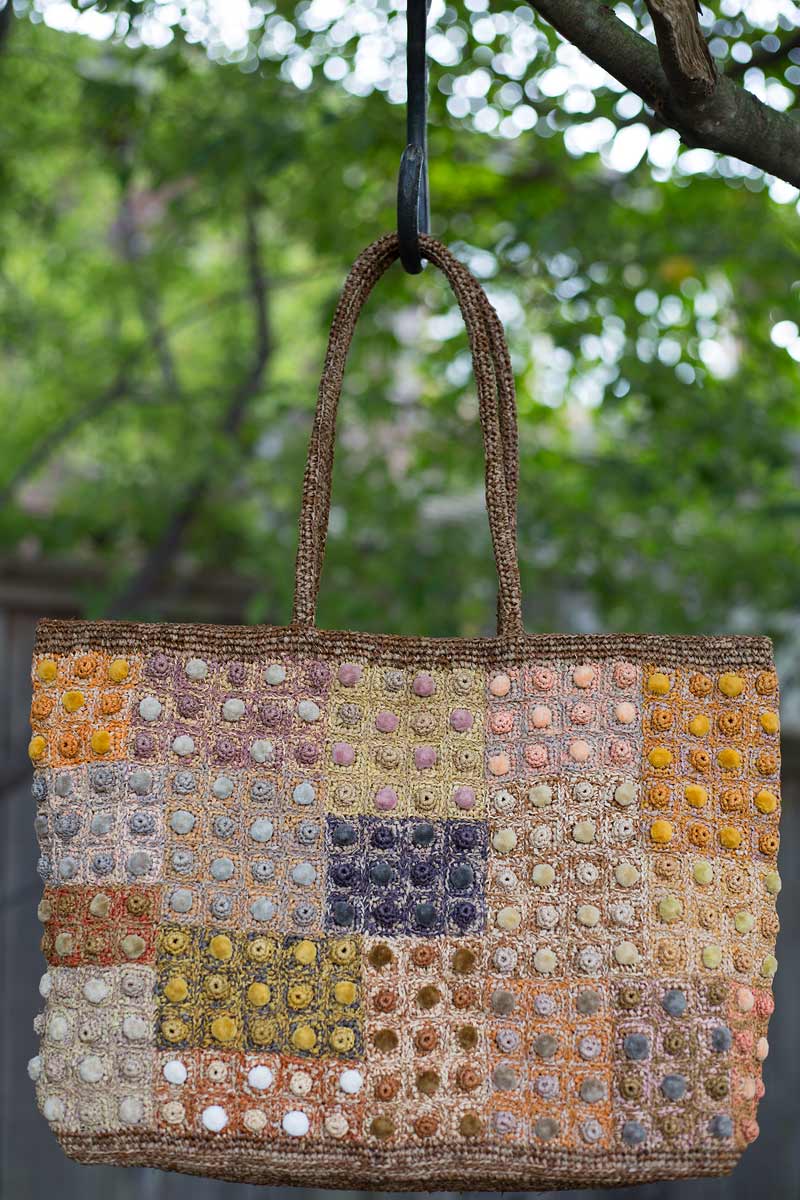 Sophie Digard Raffia Pop Bag in Sesame : Ped Shoes - Order online