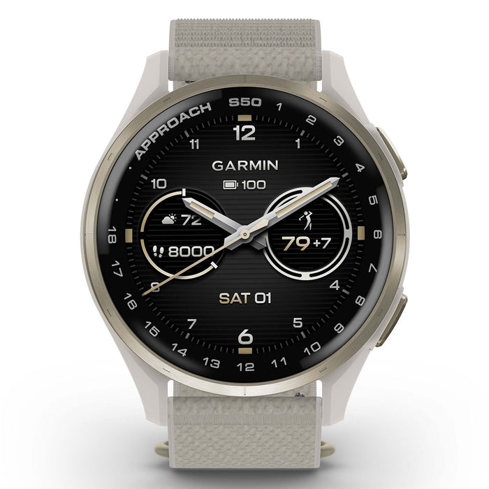 Buy Garmin Approach S50 Golf GPS Watch | Nylon Strap Golf Watch