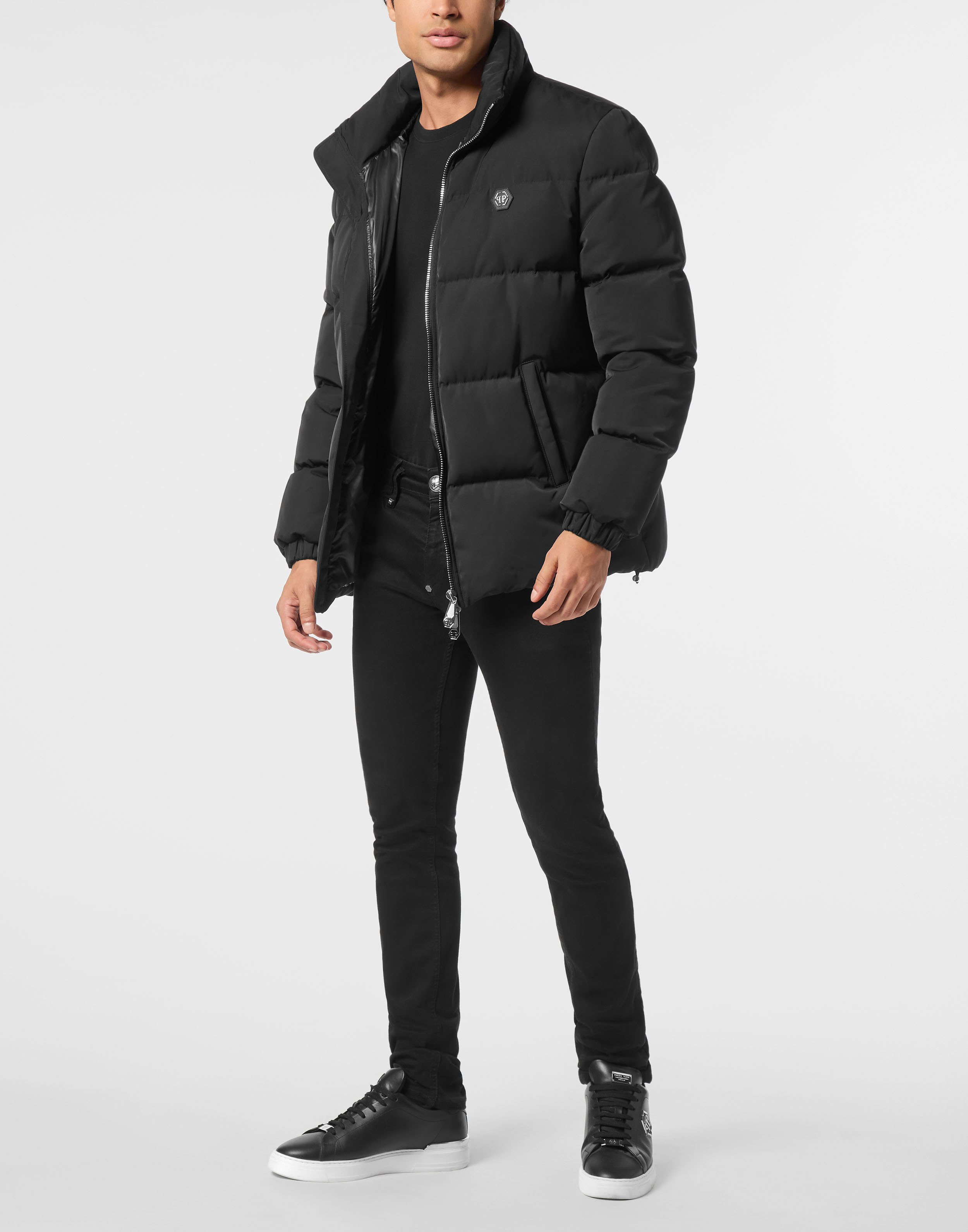 Nylon Puffer Jacket Late Checkout | Philipp Plein