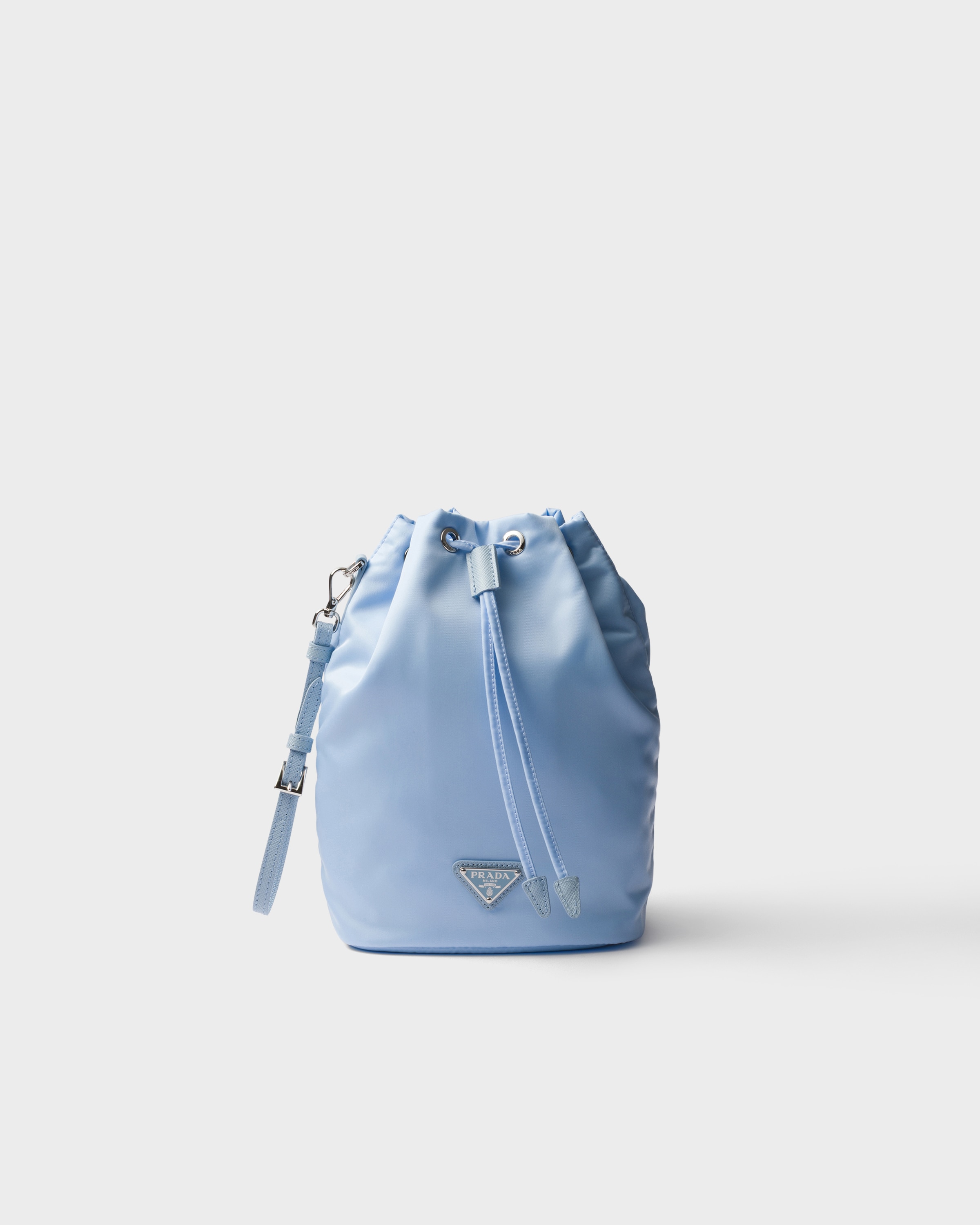 ライトブルー Re-nylon ポーチ | PRADA