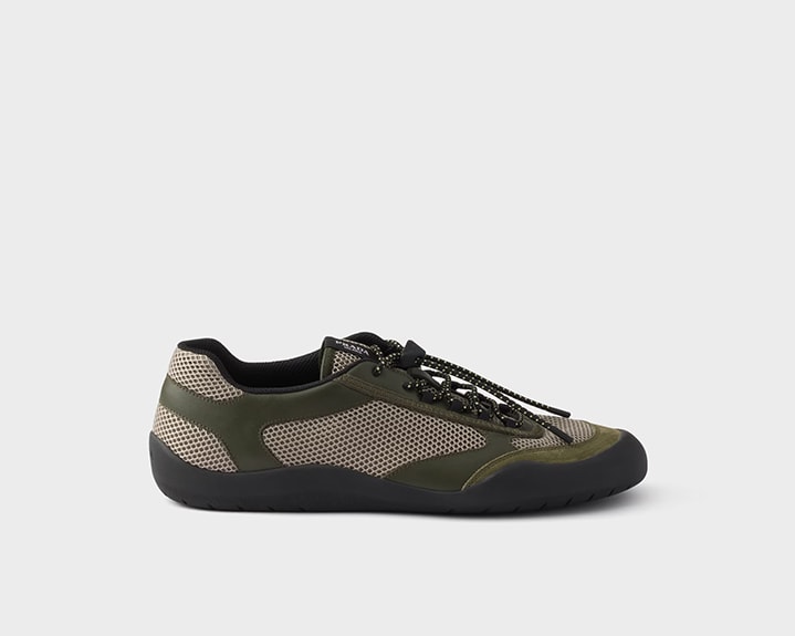デザートベージュ スエード ミュール | PRADA