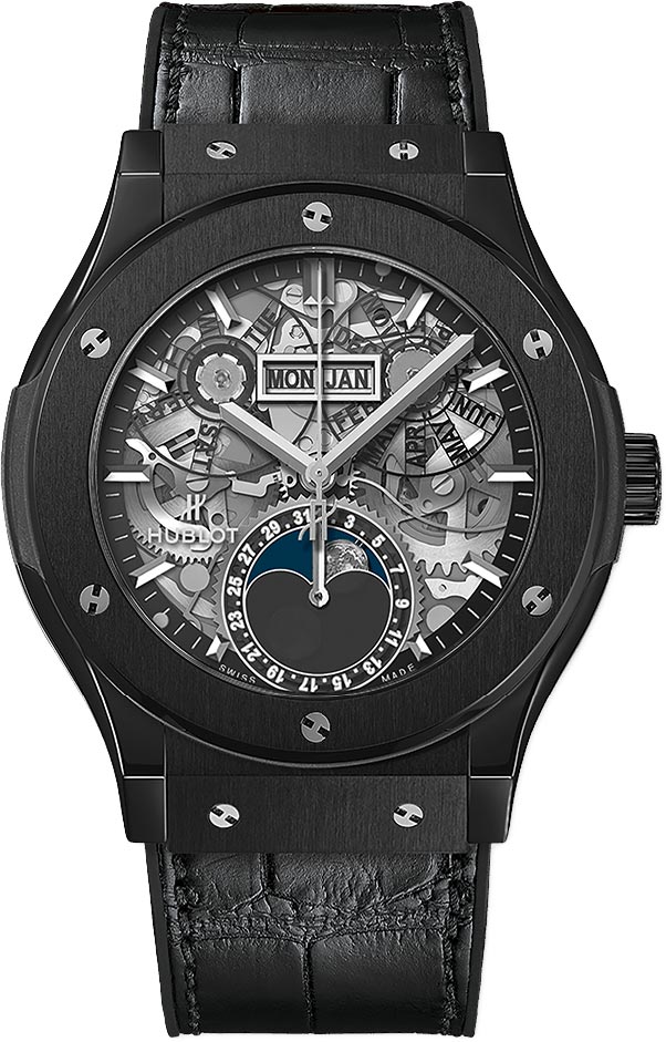 547.cx.0170.lr Black Magic Hublot Classic Fusion Aerofusion