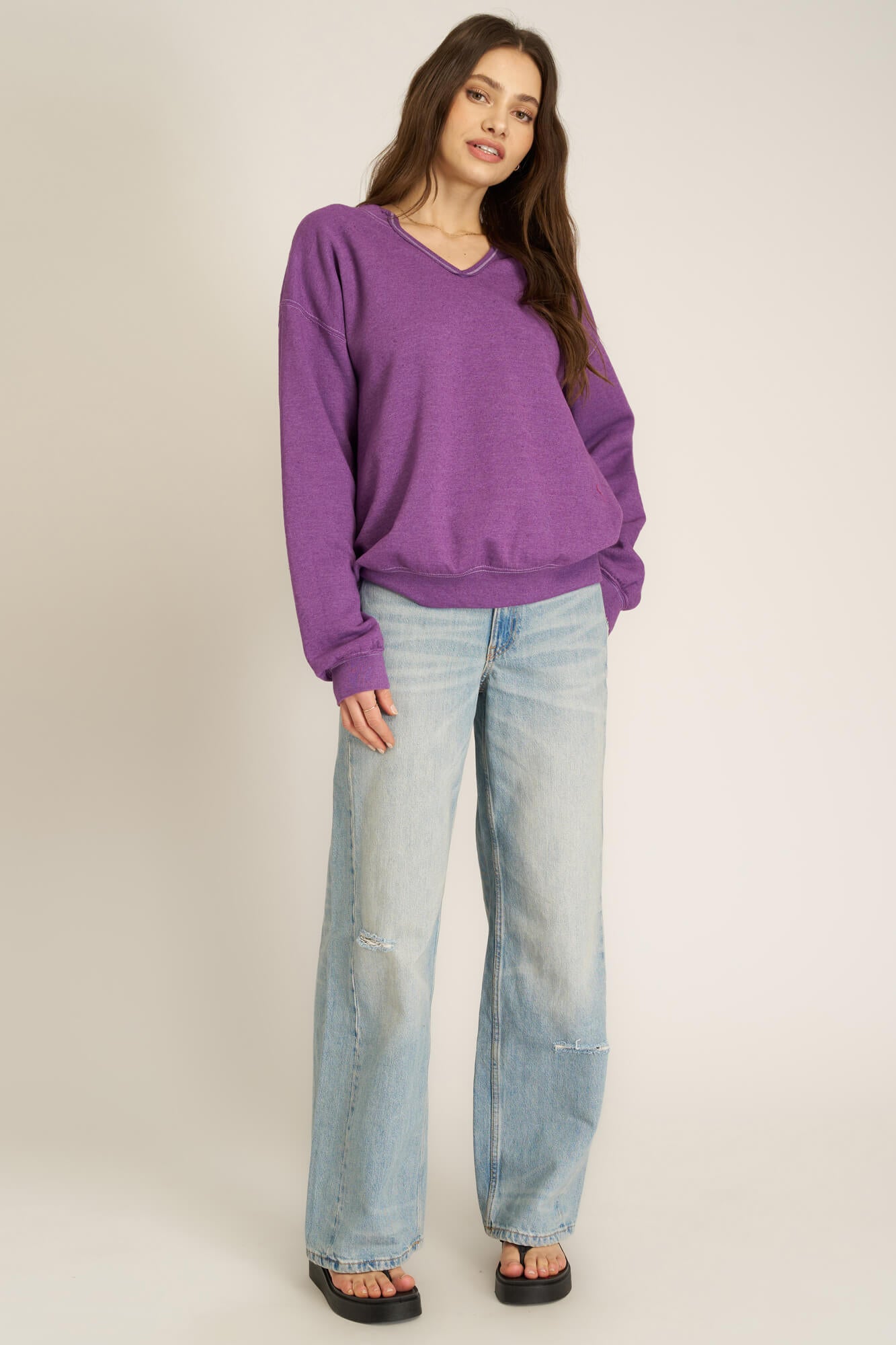 Scorpio Notch Neck Sweatshirt – PROJECT SOCIAL T