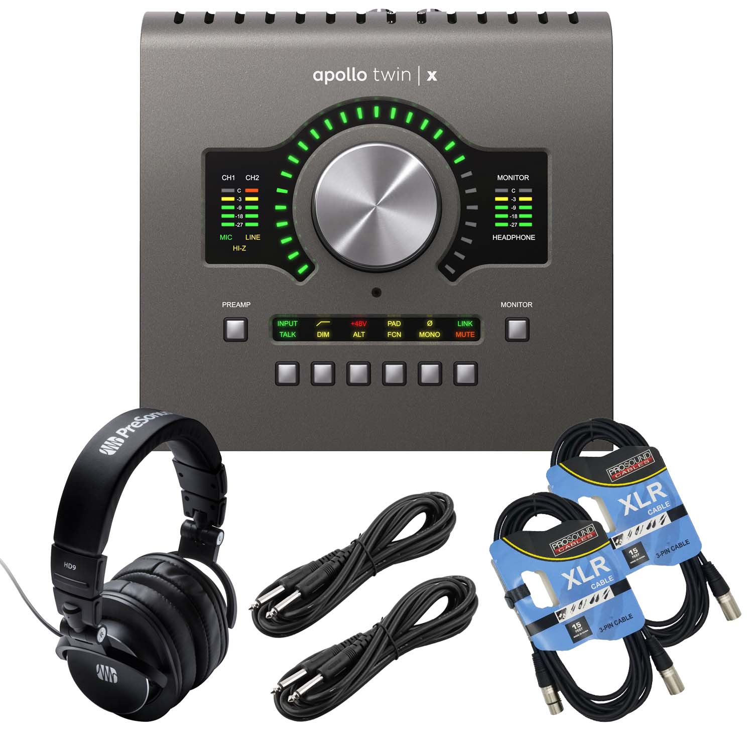 Universal Audio Apollo Twin X USB DUO Heritage Edition, (2) XLR