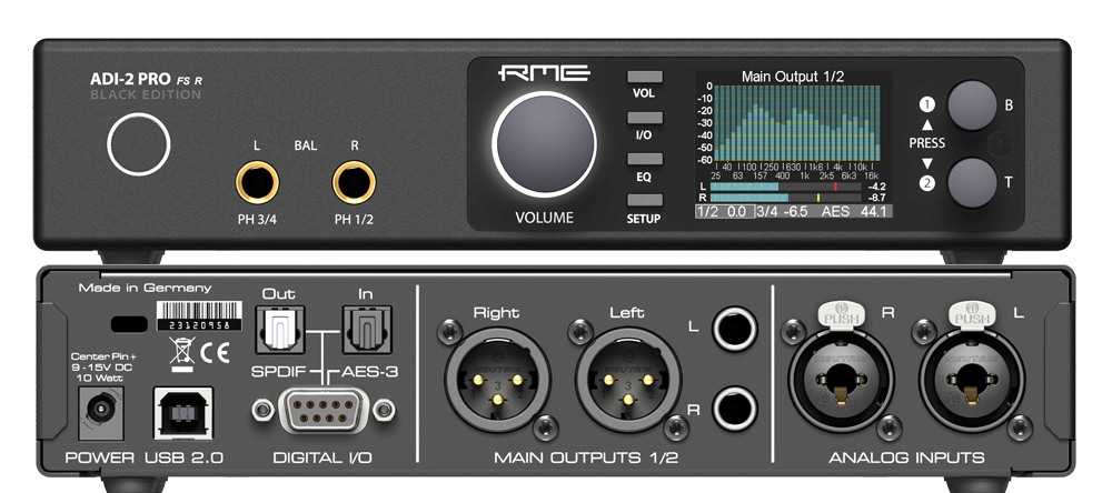 ADI-2 Pro | High-end USB Audio Converter & Headphone Amp - rme-usa.com