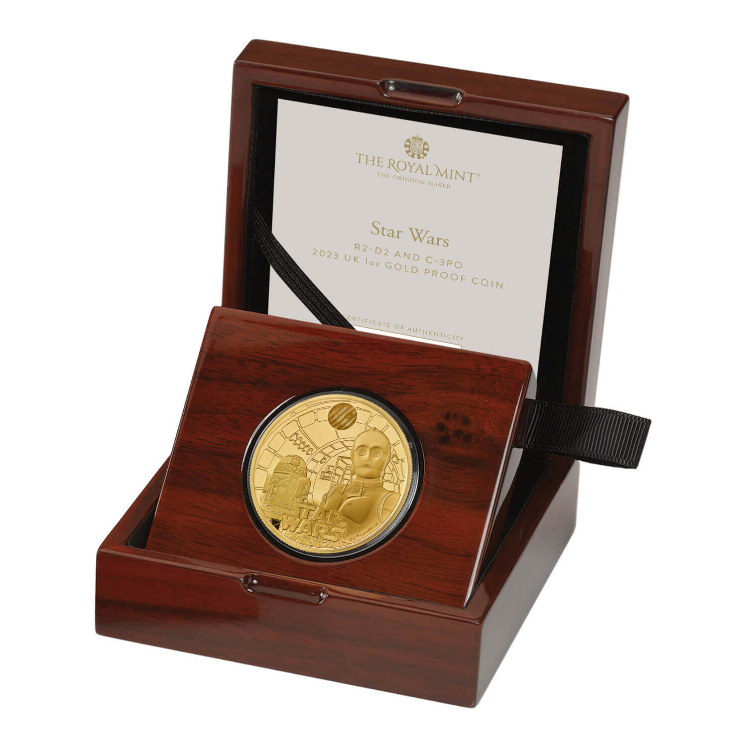 Star Wars R2-D2 and C-3PO 2023 UK 1oz Gold Proof Coin | The Royal Mint