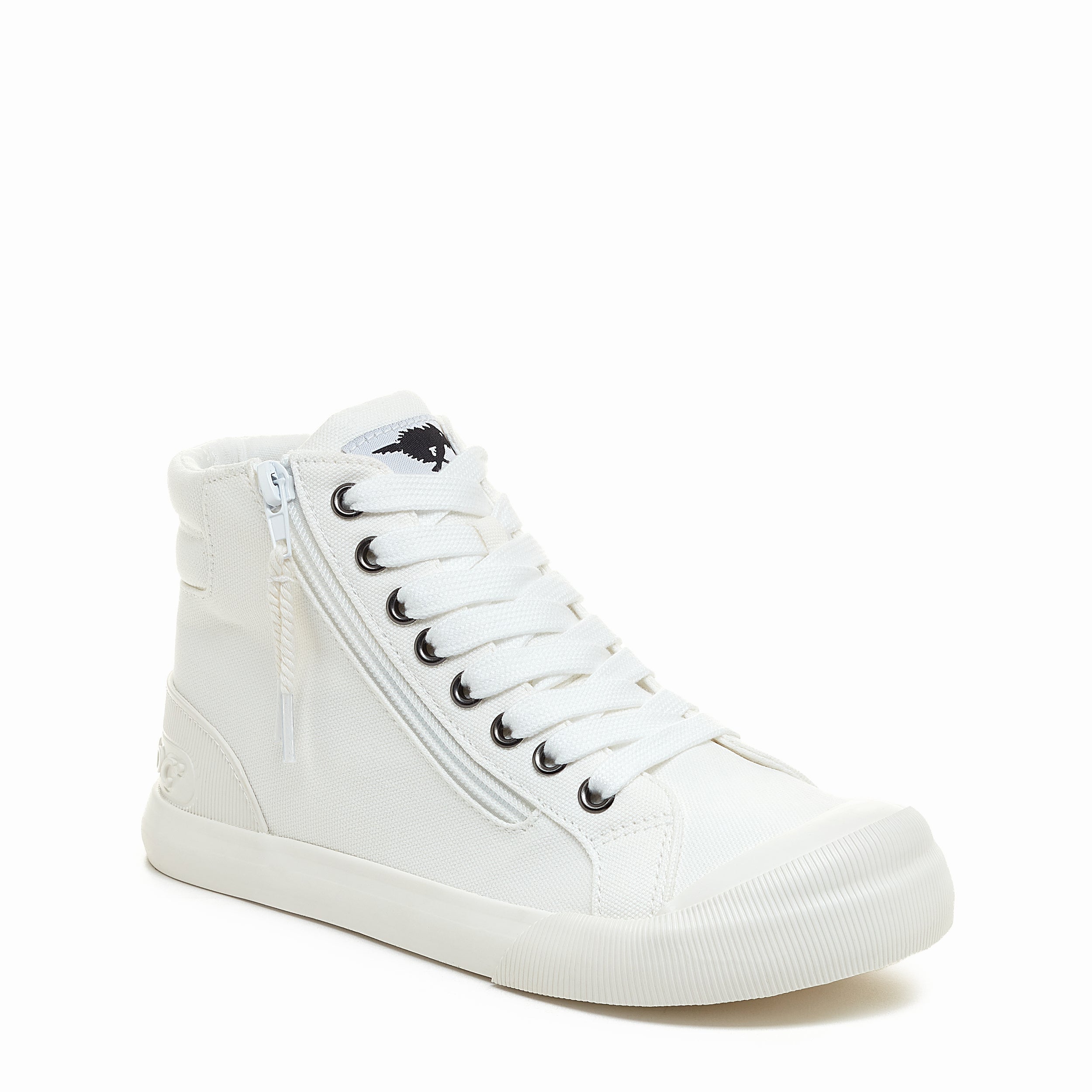 Jazzin All White High Top Sneaker | Rocket Dog Sneakers – Rocket Dog®
