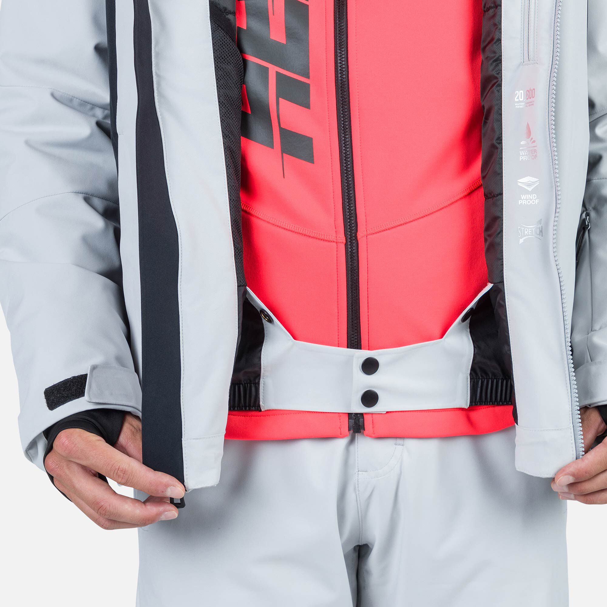 Men's Hero Velika Ski Jacket | Grey | Rossignol