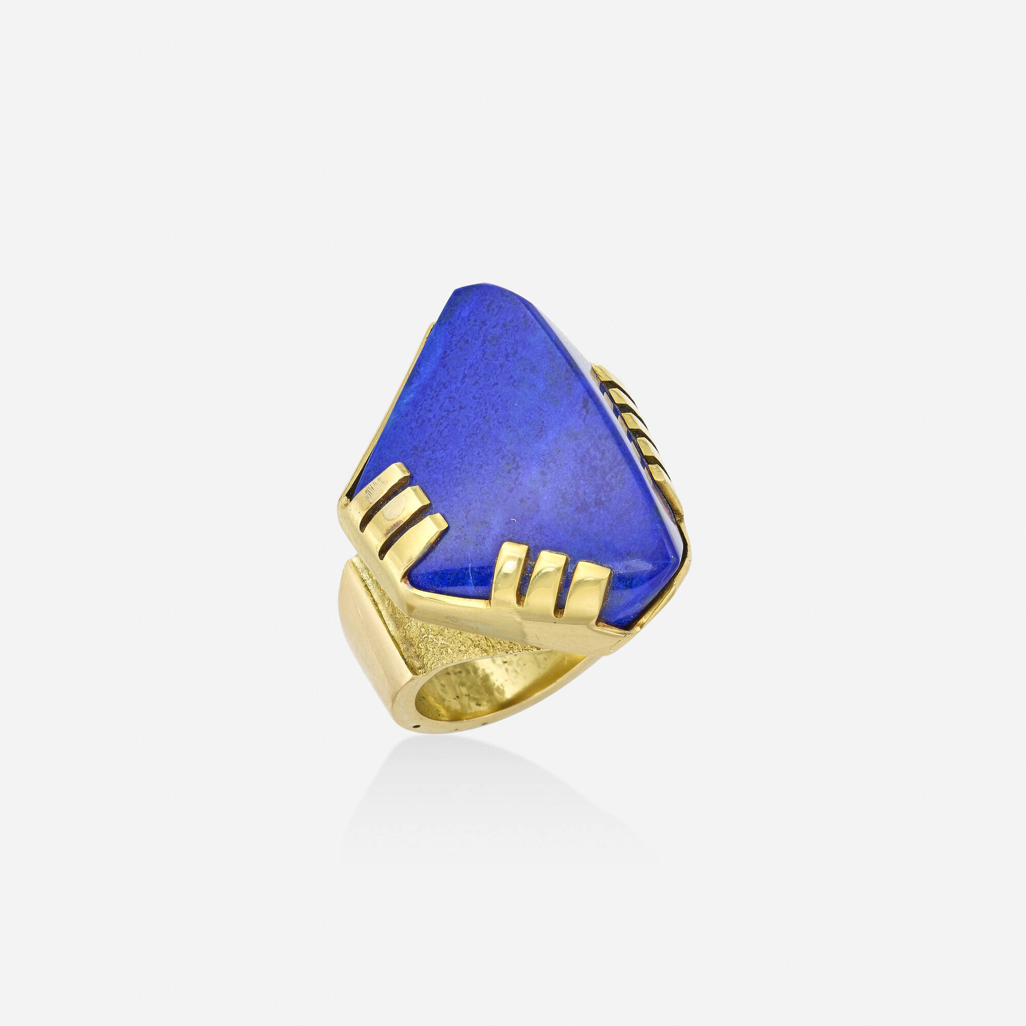 321: CHARLES LOLOMA, Lapis lazuli and gold ring < Fall Jewels, 23