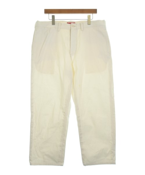 Supreme（シュプリーム）チノパン 白 サイズ:36(XXL位) メンズ