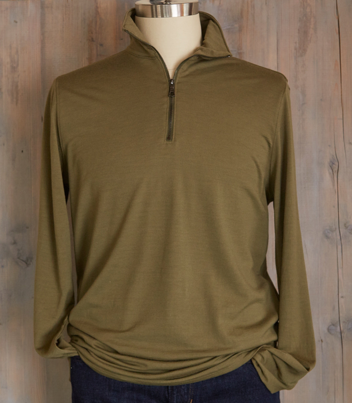 も*。様 JOHNLAWRENCESULLIVAN20ss WOOL ZIPPE Men's Rangeley Merino