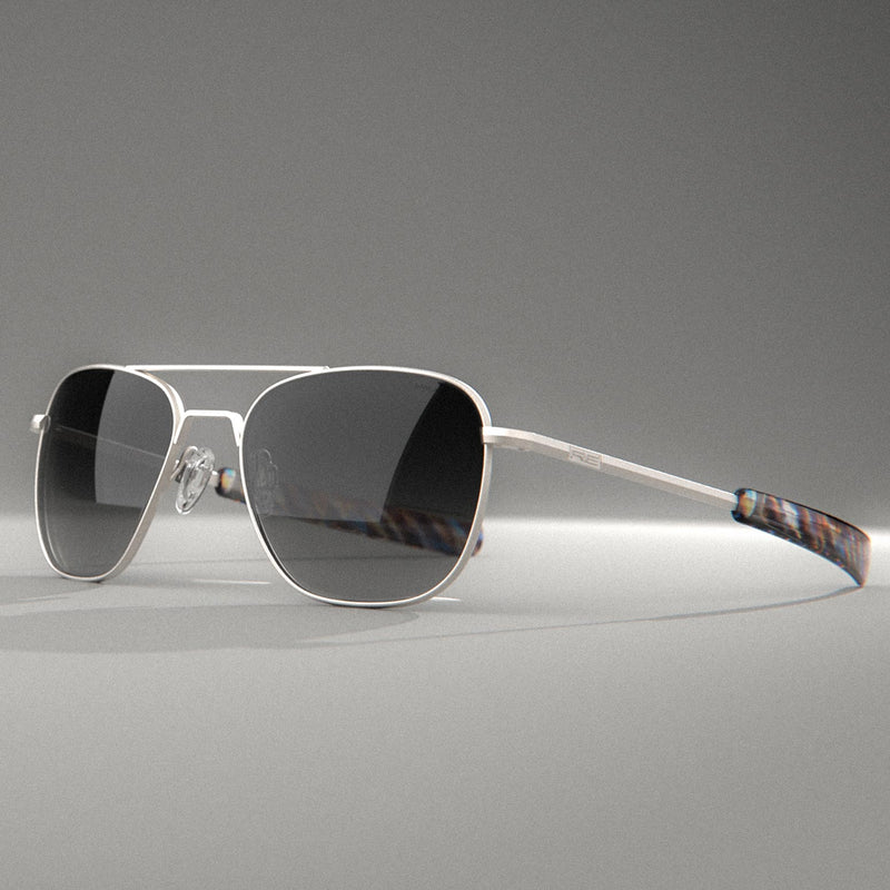 Aviator - Satin Silver | Randolph USA