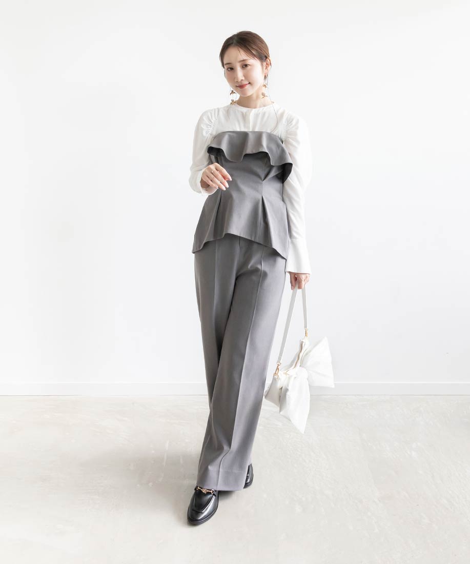 SALE】ラッフルフリルビスチェ＆ブラウスセットRANDA公式サイト