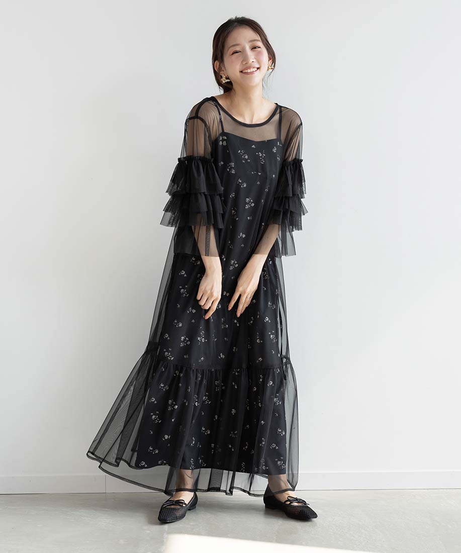 SALE】マルチウェイレイヤードフラワーワンピースRANDA公式サイト