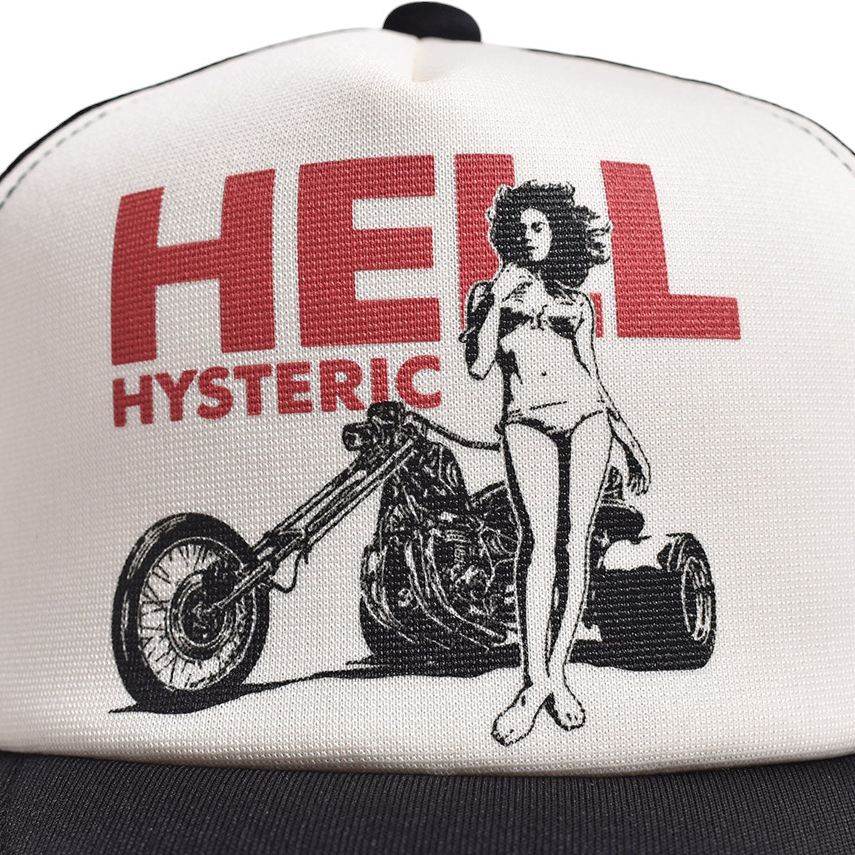 HYSTERIC GLAMOUR]HELL HYSTERIC メッシュキャップ/BLACK(02251QH03