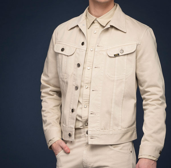 1950s Lee Westerner Jacket in Alabaster Stone - Retro to Go