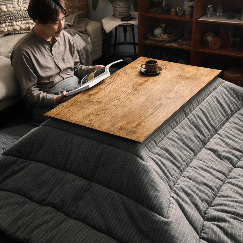 お家で使ってみた-リセノスタッフ3名が新商品のこたつテーブル・布団