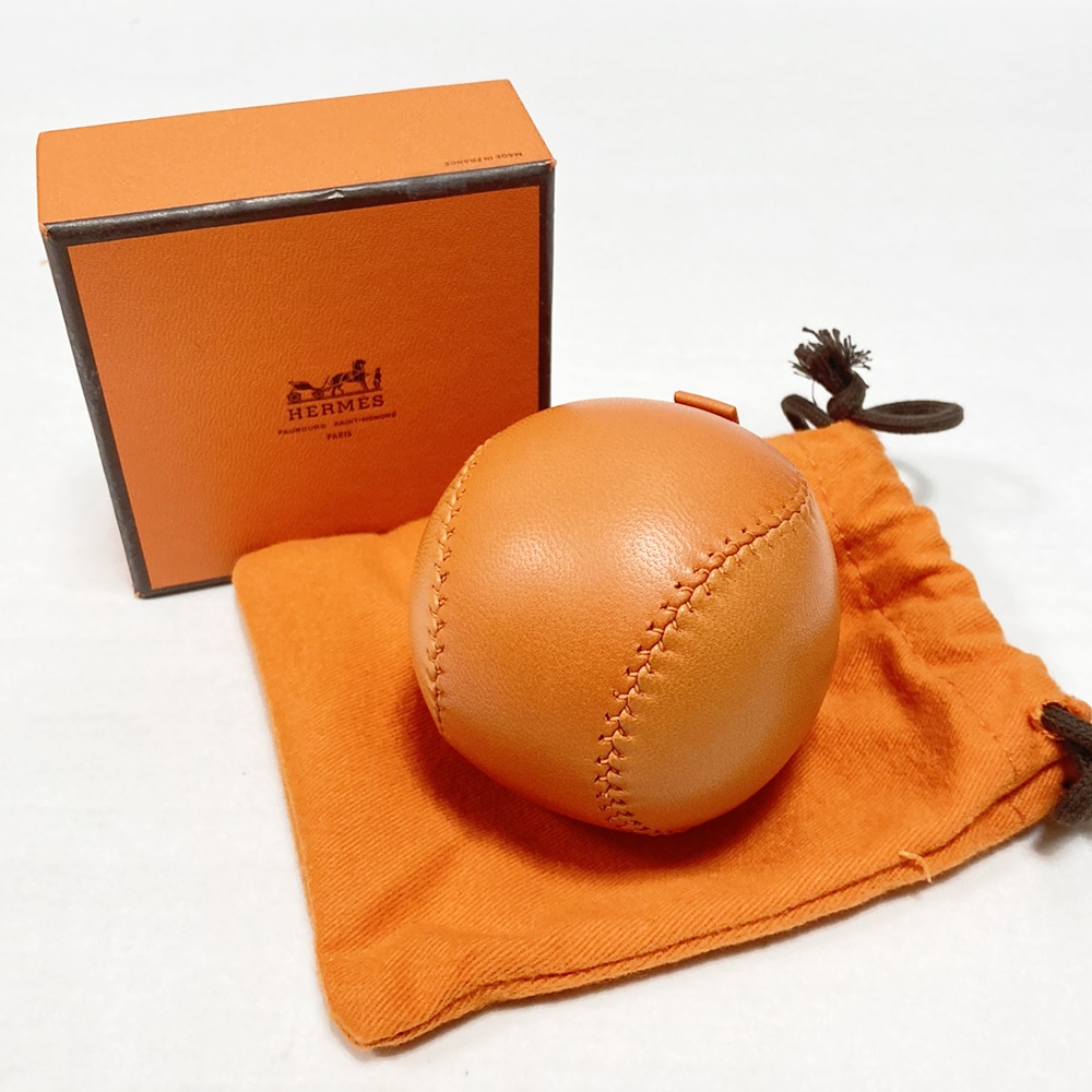 HERMES エルメス 野球ボール オブジェ レザー お買取りいたしました