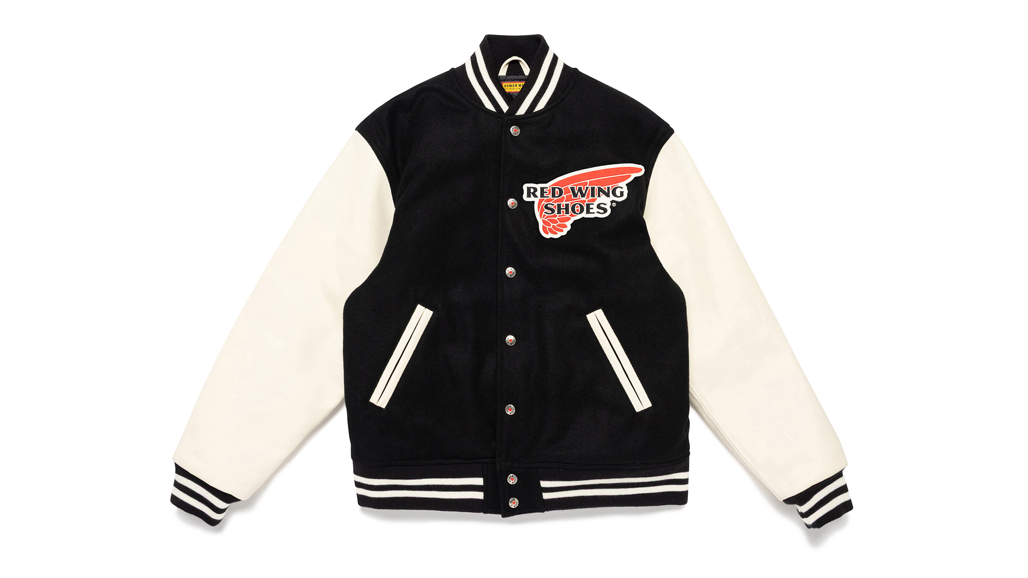 Shop the Red Wing X HUMAN MADE Varsity Jacket 97620 | Official Red