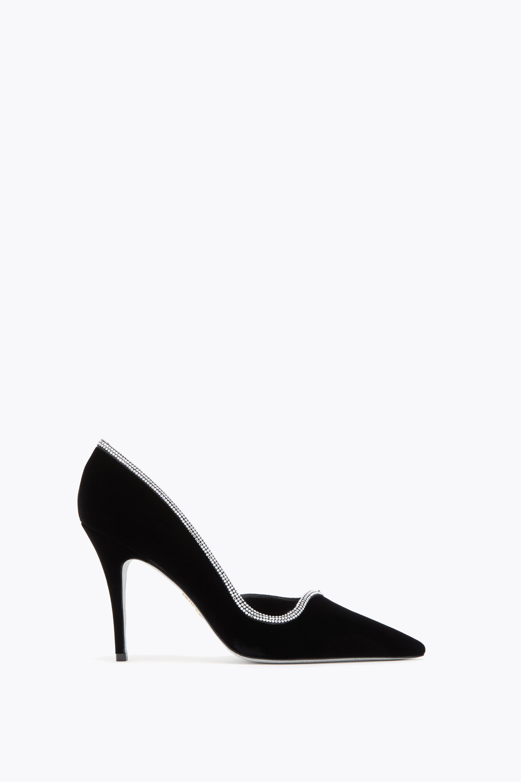 René Caovilla ブラックハイヒール パーティシューズ René Caovilla