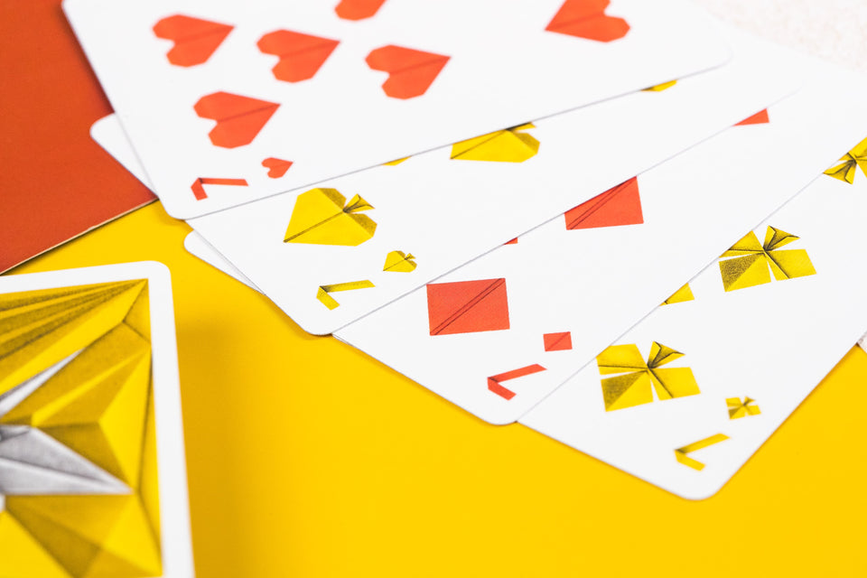 1000 Cranes V3 Playing Cards - Riffle Shuffle Playing Card Co