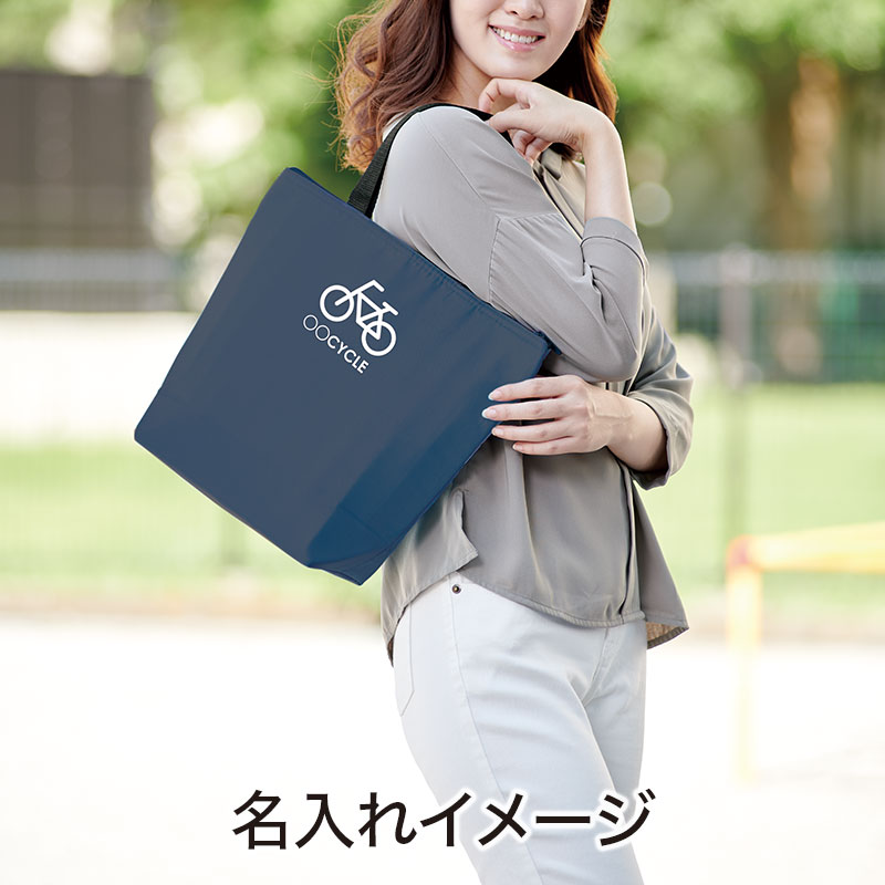 カラモ ラージ保冷バッグ ネイビー｜バッグ｜在庫対応ノベルティ（名