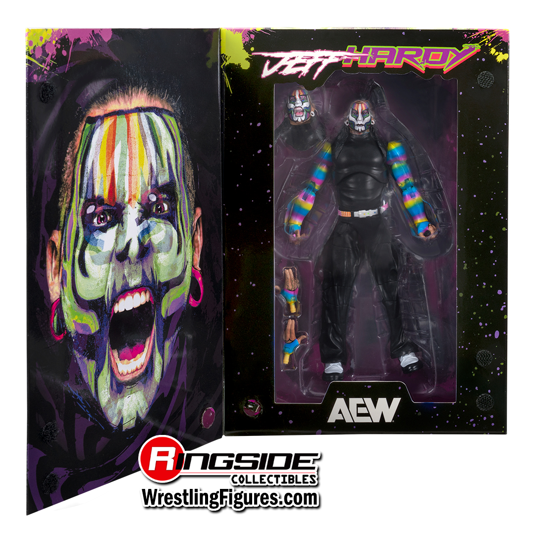 Black Light Edition) Jeff Hardy - AEW Ringside Exclusive Toy