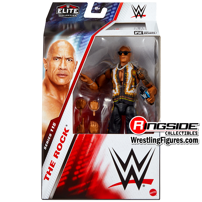 The Rock - WWE Elite 115 Toy Wrestling Action Figure by Mattel!