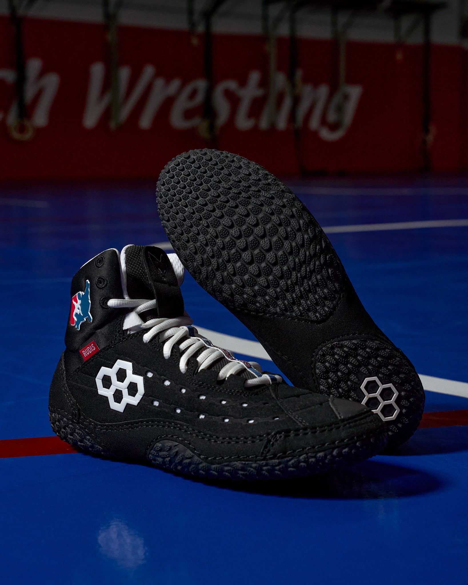 USA Wrestling SF-Tbilisi 2.0 Adult Wrestling Shoes - USA Black | RUDIS