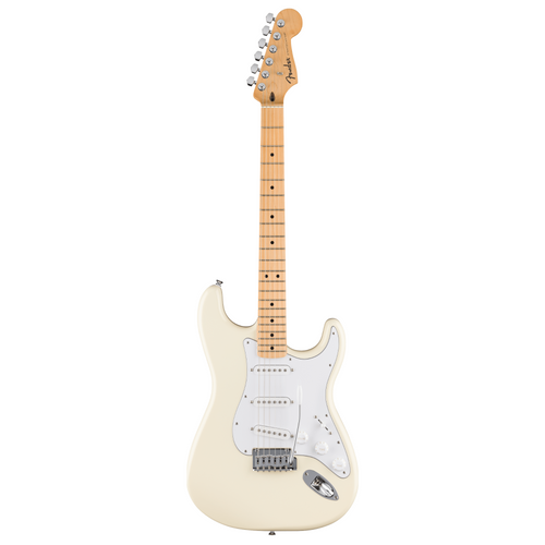 Fender Standard Stratocaster Electric Guitar, Maple Fingerboard, Olymp
