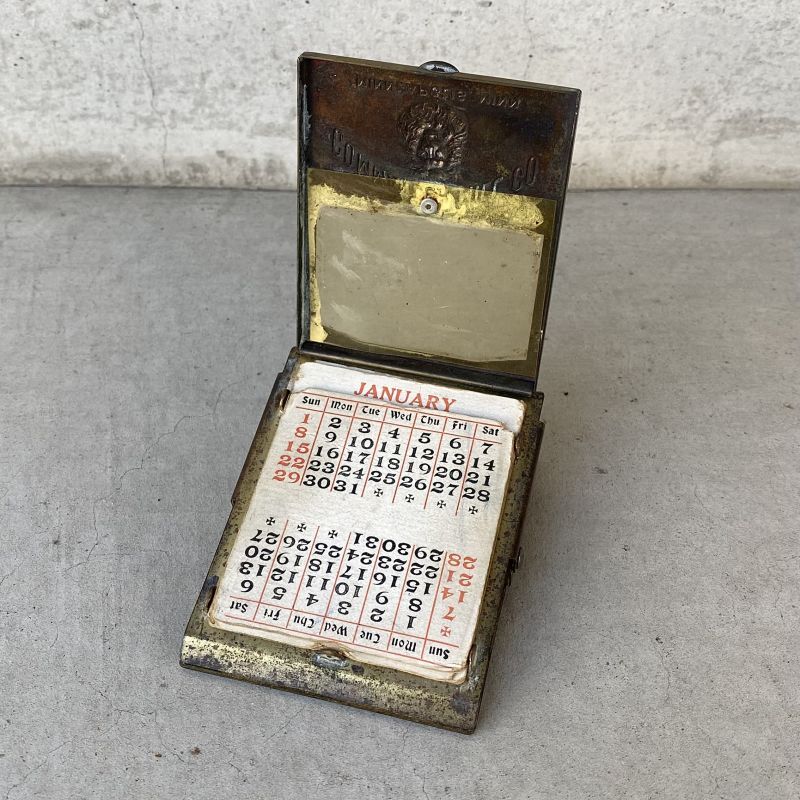 VINTAGE ANTIQUE CALENDAR CLIP ヴィンテージ アンティーク カレンダー