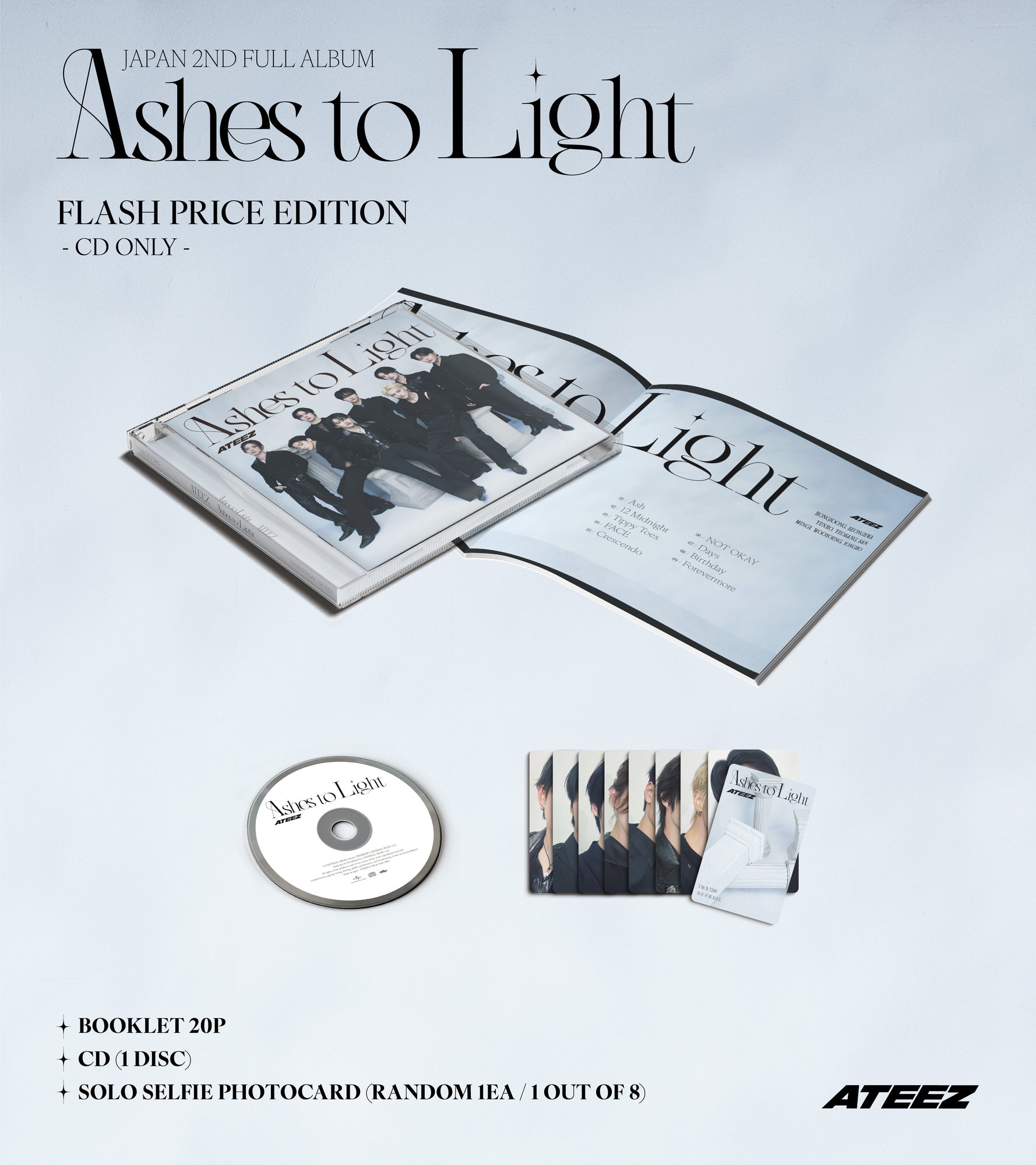 09/10 ATEEZ JAPAN : LUCKY DRAW EVENT BY UMS] ATEEZ – Ashes to