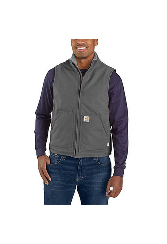 Carhartt Flame-Resistant Duck Sherpa Lined Vest - 104981 – WORK N WEAR