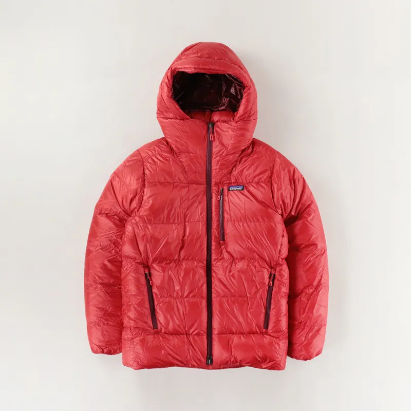Patagonia Mens Winter Fitz Roy Down Parka Jacket Fire Oxide Red