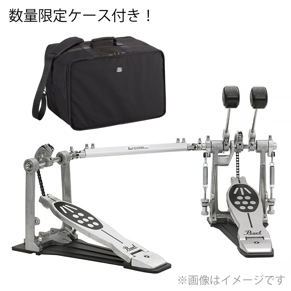 Pearl パール P-922 ケース付き ドラム ツインペダル 初心者 電子