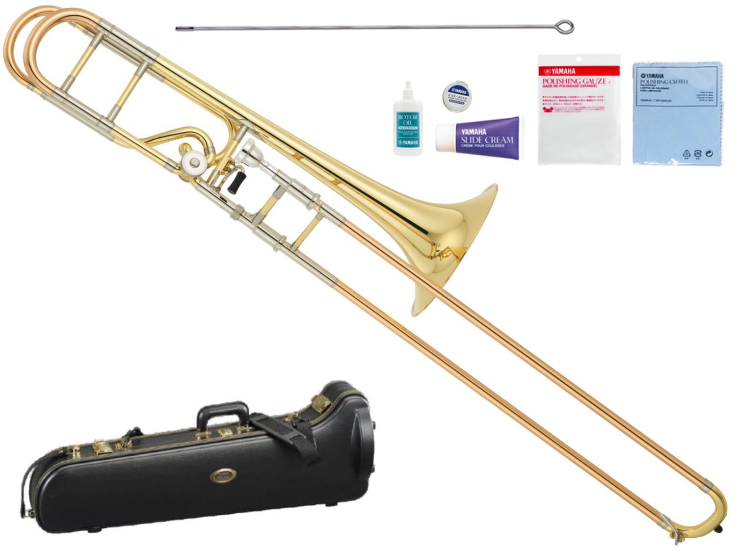 YAMAHA ヤマハ YSL-825 テナーバストロンボーン 太管 オープンラップ